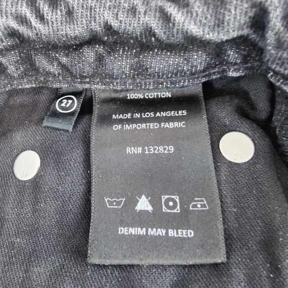 Grlfrnd Low Rise Slim Boot With Slit Hailey Empire State Size 27 - Picture 11 of 12